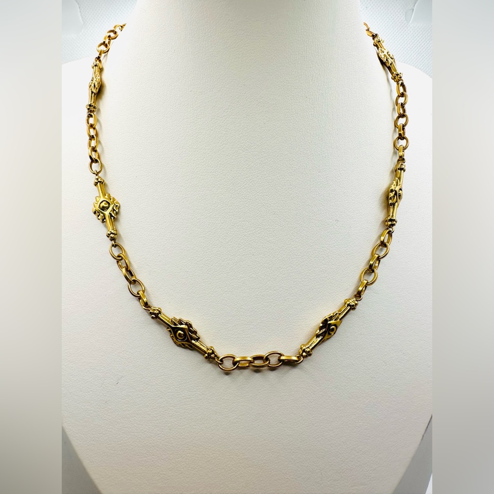 Kendra Scott antique gold necklace